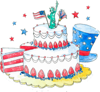 a 4th of july cake